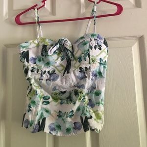 “Ally” floral tank top